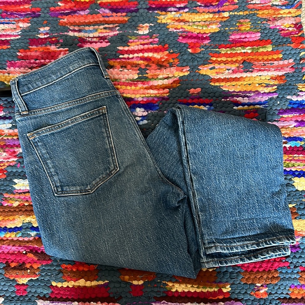NEW MADEWELL High Rise Slim Boyfriend straight leg jeans women size 25 - Picture 5 of 7